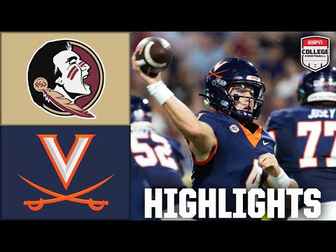 Florida State Seminoles vs. Virginia Cavaliers | Full Game Highlights | ESPN College Football