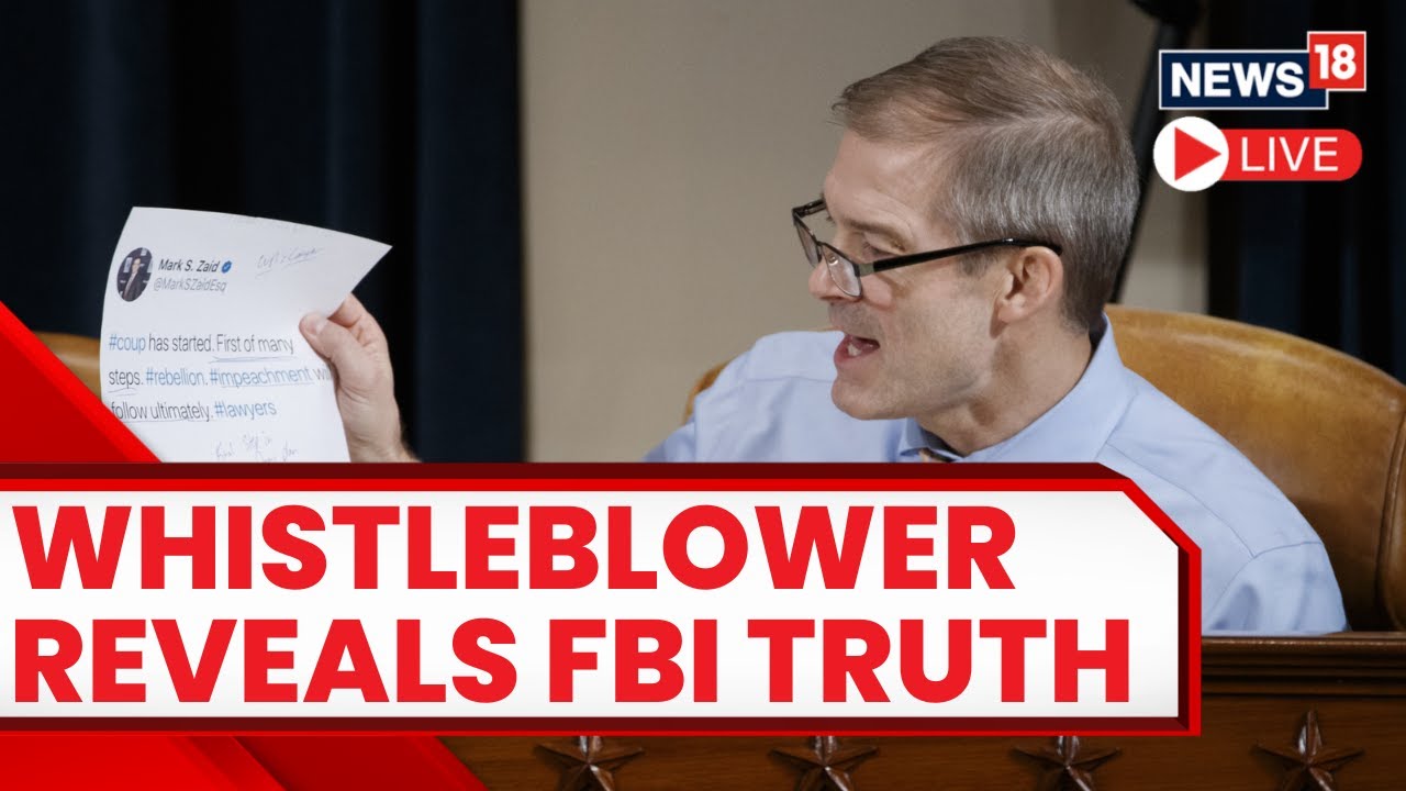 FBI Whistleblower Hearing News LIVE: FBI Whistleblowers Testify Before House Weaponization Committee