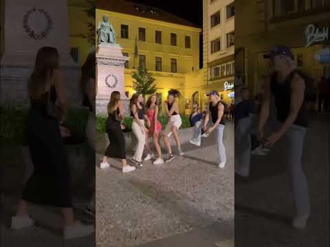Trọng Hiếu ngẫu hứng quẩy cùng các cô gái Praha #tronghieu #praha #lookatme #czech