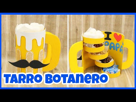 TARRO DE CERVEZA BOTANERO PARA PAPÁ || DIY