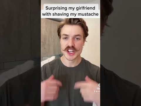 SHAVED FACE Prank on My Girlfriend #shorts
