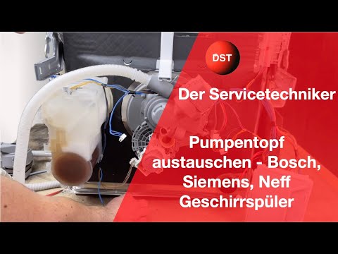 Bosch Neff Siemens Geschirrspüler Pumpentopf wechseln - so geht es!