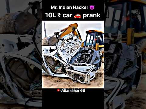 Car prank video//Mr. Indian Hacker 😈// #shorts