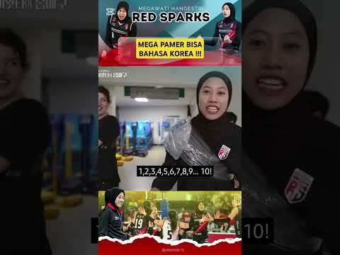 Mega belajar itung bahasa korea #megawatihangestri #volleyball #podcast #redsparks #proliga
