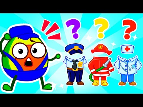 Where Is My Police Officer Uniform?! 👮‍♂️ | Dress-Up Mix-Up with Pit & Penny 🥑