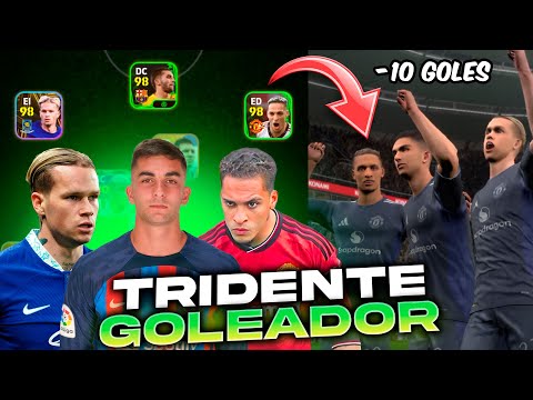 Creamos al TRIDENTE MÁS ROTO & GOLEADOR 💀 | eFootball Mobile