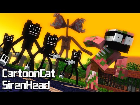 SIREN HEAD and CARTOON CAT ATTACK - Animation