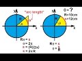 Arc Length and Angle Relationships