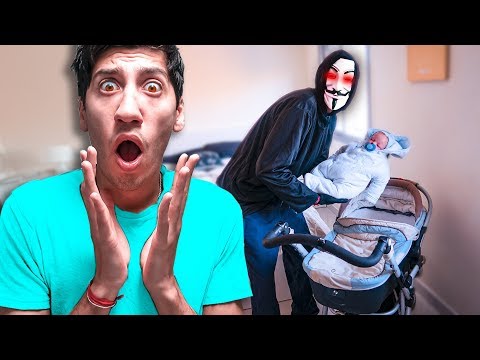 PILLAMOS AL HACKER ROBANDO AL BEBE QUE ENCONTRAMOS ABANDONADO *Cámara espía para el hater 24 horas*