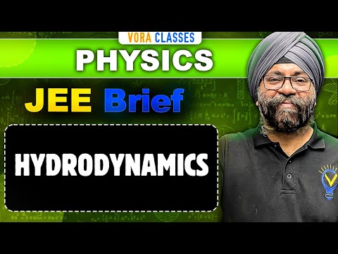 JEE Brief: HYDRODYNAMICS | Physics One Shot | JEE Mains and Advanced