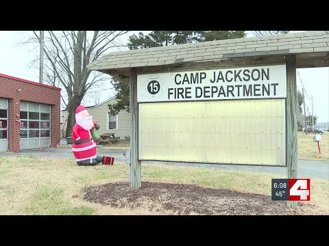 Metro East fire department surprises family with Christmas tree and presents after house fire