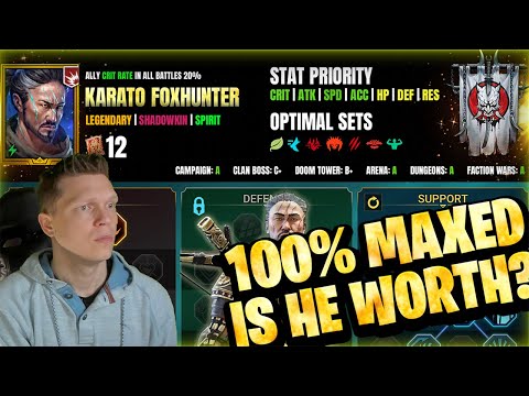 I MAXED HIM! Is Karato worth fusing?! | RAID Shadow Legends