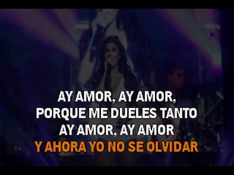 KARAOKE Ay Amor – Yahaira Plasencia