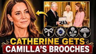 King Charles Orders Camilla's Diamond Brooch Collection Transferred to Catherine