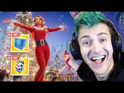 Ninja Reacts to Fortnite Winterfest Update