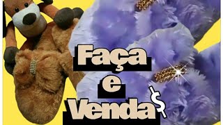 Faça e venda/lindas pantufas #passoapasso