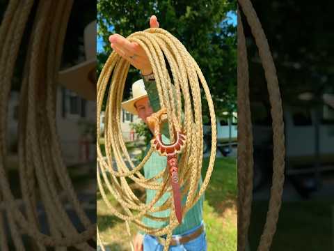 How to make a rawhide Reata or Riata #leatherwork #diy #leathercraft