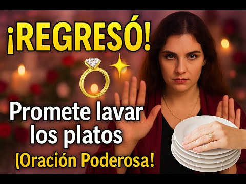 La Vidente Carmelucha lo hizo regresar con anillo y promesa de lavar los platos