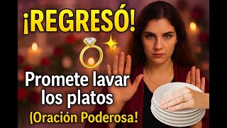 La Vidente Carmelucha lo hizo regresar con anillo y promesa de lavar los platos
