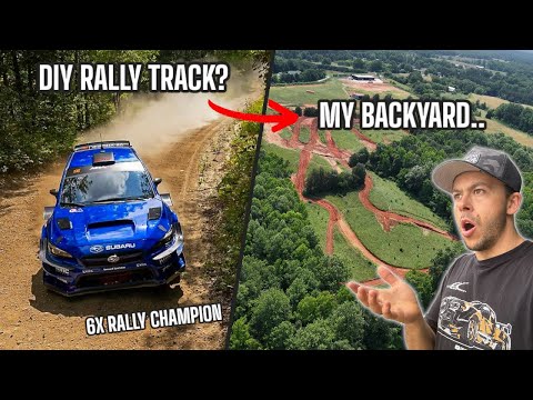Building Rally Track For 6X Rally Champion TRAVIS PASTRANA!