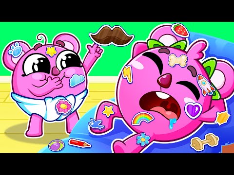 Stickers Song 🎵 Stickers Everywhere | Funny Kids Songs 😻🐨🐰🦁 And Nursery Rhymes by Baby Zoo