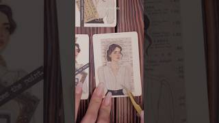 short asmr | decorating index cards using my own stickers