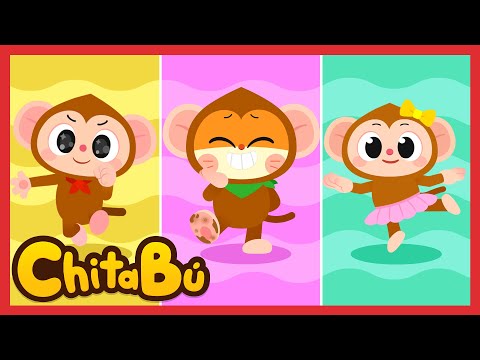 🐵El Mono No Se Lava Los Pies 🐵 | Canciones de Monos | Bebé Mono| Canciones Infantiles | #ChitaBú