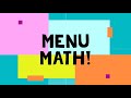 Menu Math and Cost Calculations
