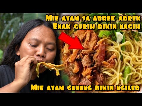 DEDE INOEN MUKBANG MIE AYAM GUNUNG TOPING SEABREK ABREK