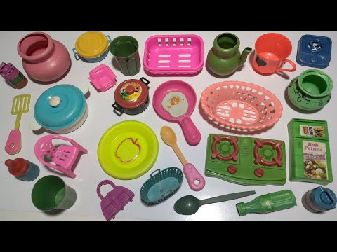 4 Minutes Satisfying With Unboxing Miniature Kitchen Cooking Set Collection - Satisfying Asmr