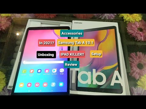 Samsung Tab A 10.1 REVIEW|UNBOXING| Setup | ACCESSORIES