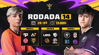 🚨 FFWS BR | SPLIT 2 🏆 RODADA 14 - GRUPOS A, B e C | FREE FIRE AO VIVO🚨 #freefire