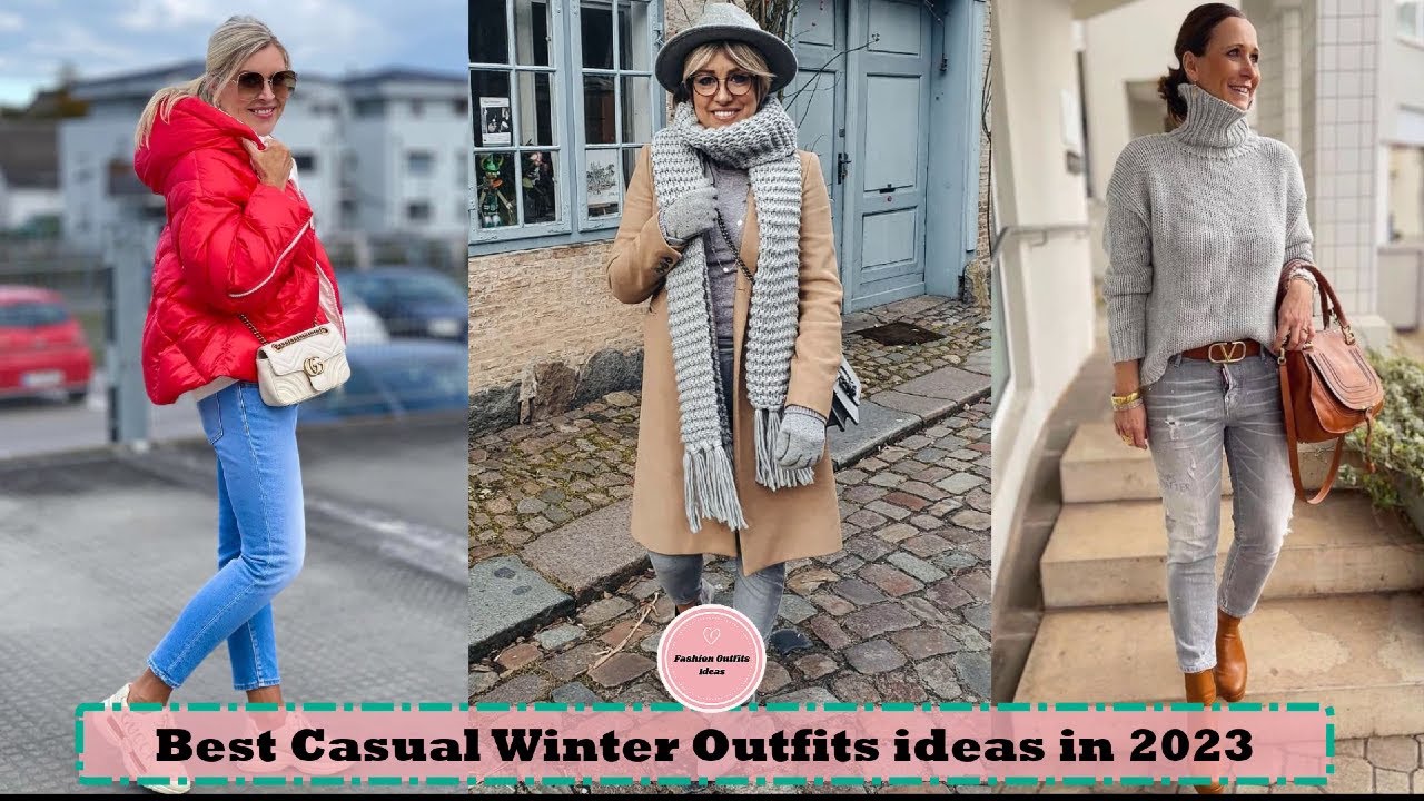 Best Women Casual Winter Outfits ideas in 2023 | Winter Lookbook | Wearable Fashion Trends 2023