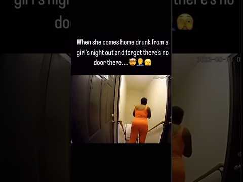 DID SHE SURVIVE THIS FALL! #shorts #explore #funny