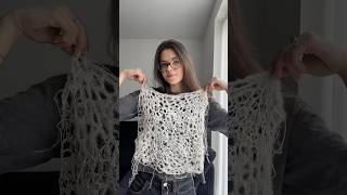 Just posted full tutorial #crochet #crochettop