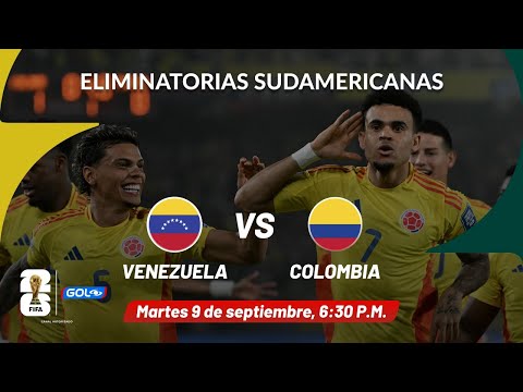 🔴 EN VIVO | Venezuela vs Colombia ⚽ | Eliminatorias Mundial 2026 | Gol Caracol