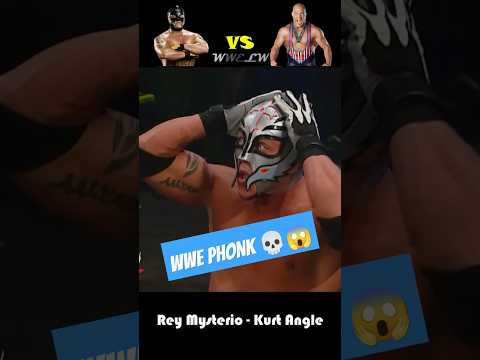 Rey Mysterio vs. Kurt Angle 2002 | WWE Phonk Edit 💀 #wwe #reymysterio #phonk #skull