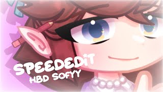[SPEEDEDIT] Birthday gift for @Sofyylolz