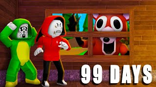 JJ and Mikey Survive 99 Nights in The Forest?! - Roblox