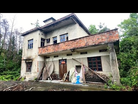 A beautiful girl bought an abandoned villa in the forest and made a beautiful renovation