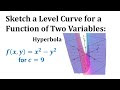 Understanding Level Curves and Hyperbolas