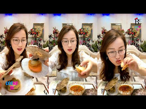 【Mukbang ASMR Seafood】She is very greedy to eat seafood lobster, octopus, crab 。63