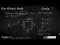 Area and Perimeter of Shapes