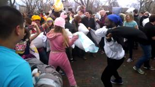 International Pillow Fight Boston 2014 - via Google Glass