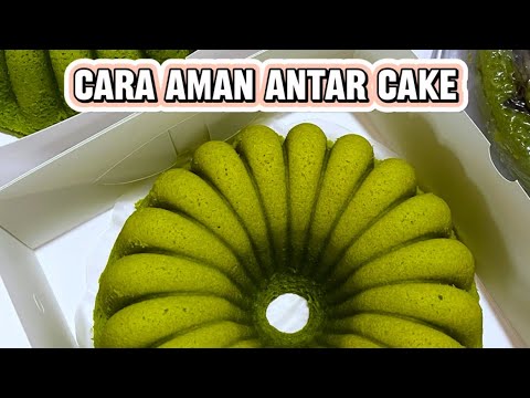 Cara Aman mengantarkan orderan Marmer Cake