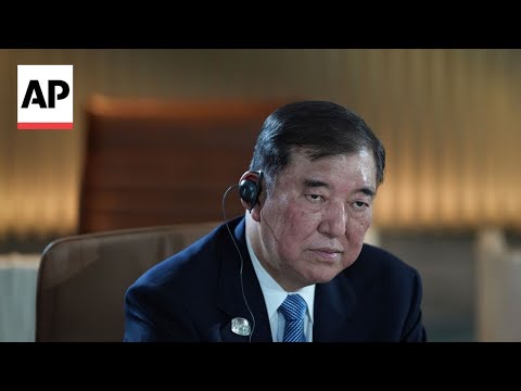 YouTube video thumbnail: Japan's PM Calls for 'de-Escalating the Situation' With Iran