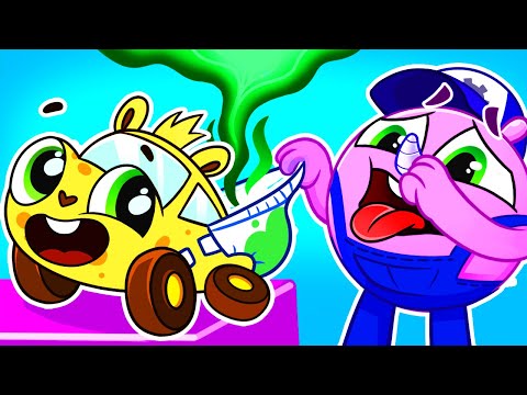 Diaper Change Song by Baby Cars || Toys are NOT on the Menu!