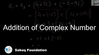 Addition of Complex Number