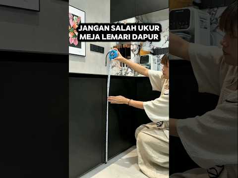 JANGAN SAMPAI SALAH UKURAN MEJA DAPUR! PINGGANG SAKIT TERUS KARENA INI? #shorts #short #shortsviral