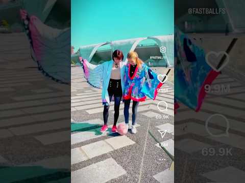حرکات نمایشی با 2تا توپ هم زمان❌😱